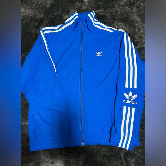 Adidas Blue Zip-up - Picture 1 of 4